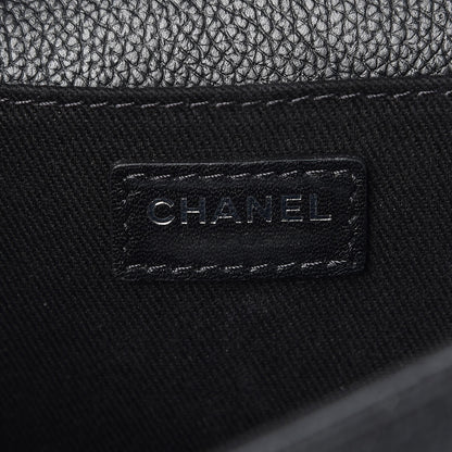 Chanel Grained Calfskin Quilted 2.55 Reissue Flap Belt Bag Clutch Black 9 of 12