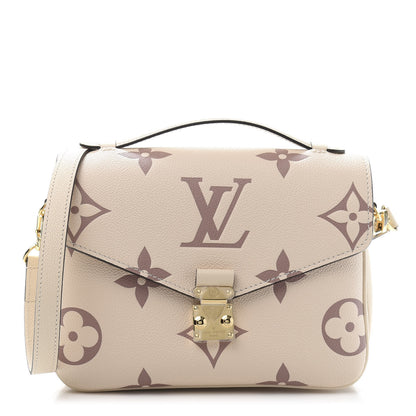 Louis Vuitton Empreinte Monogram Giant Pochette Metis Creme Bois De Rose 1 of 10