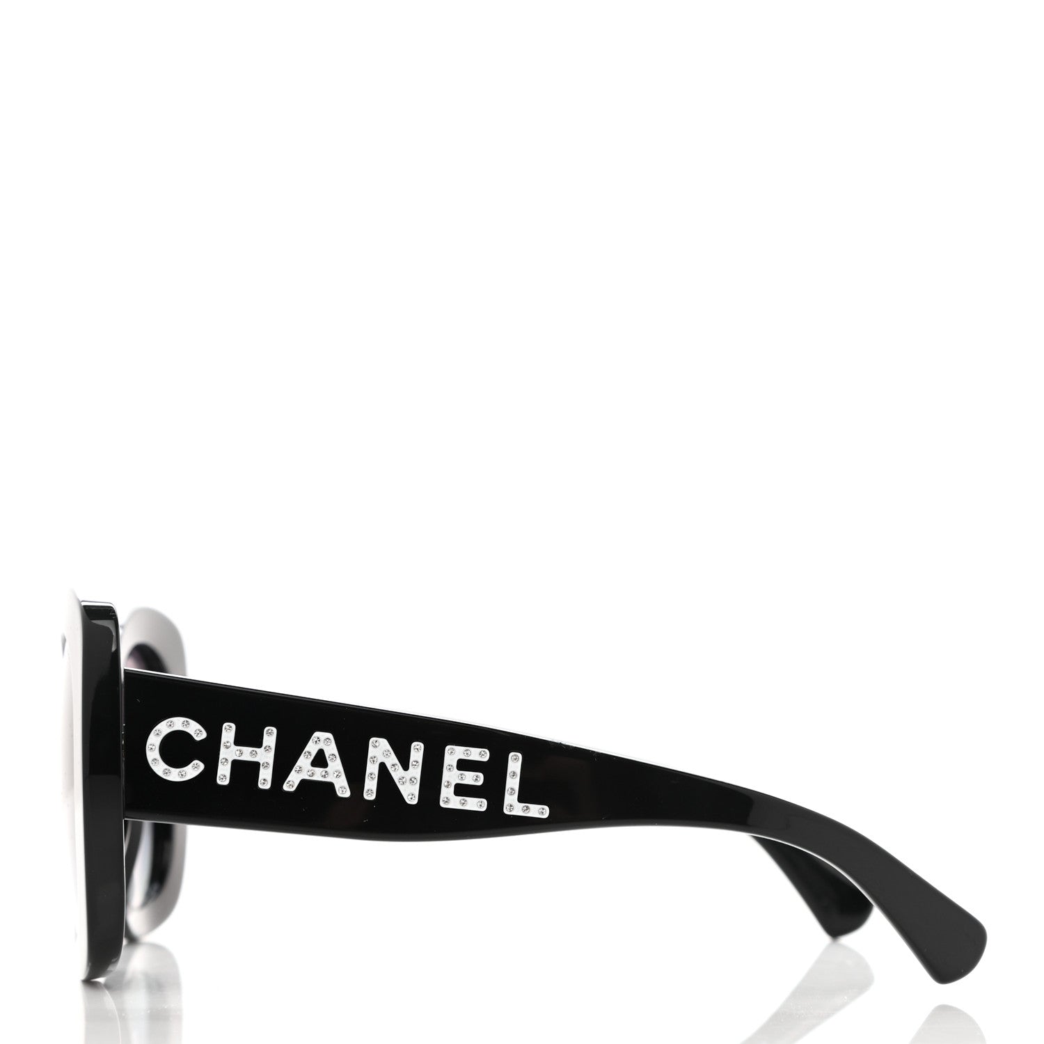 Chanel Acetate Sunglasses 71414 Black 3 of 8