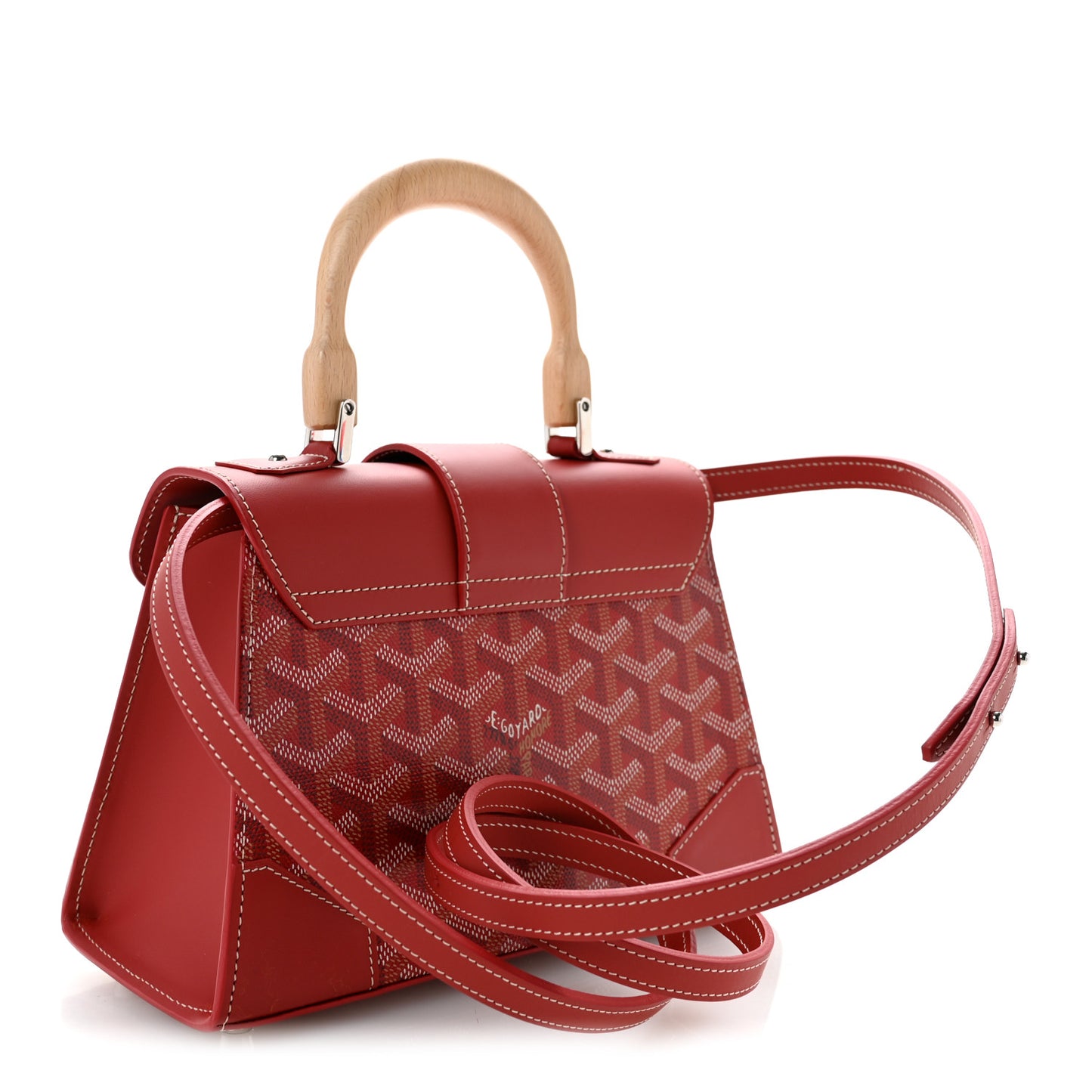 Goyardine Structure Mini Saigon Red