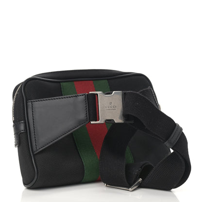 Gucci Canvas Web Slim Belt Bag Black 3 of 10