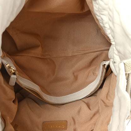 Chanel Lambskin Quilted Ca D'Oro Tote Ivory 5 of 10
