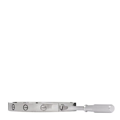 Cartier 18K White Gold LOVE Bracelet 17 3 of 10