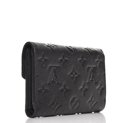 Louis Vuitton Empreinte Compact Curieuse Wallet Black 3 of 6