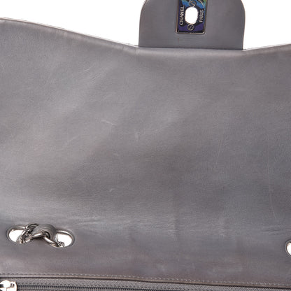 Chanel Lambskin Quilted Jumbo Single Flap Grey 10 of 20