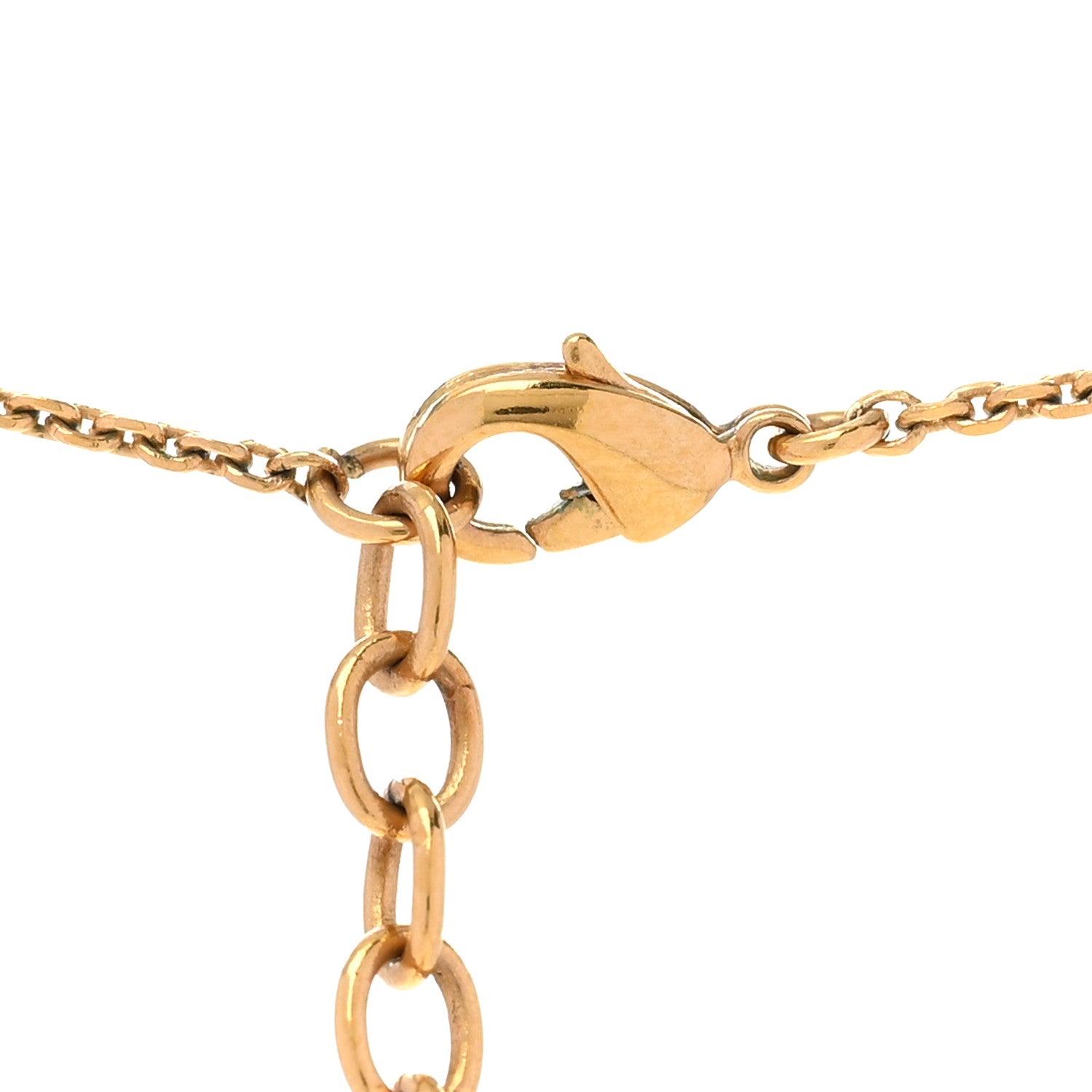 Louis Vuitton Metal LV And Me Letter T Necklace Gold 7 of 8