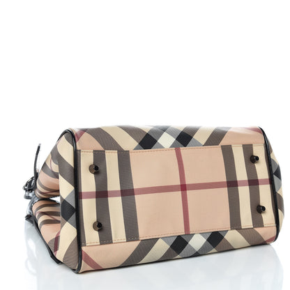 Burberry Nova Check Small Canterbury Tote Black 5 of 10