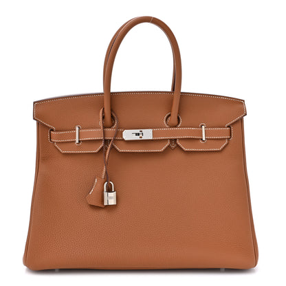 Hermes Togo Birkin 35 Gold 1 of 12