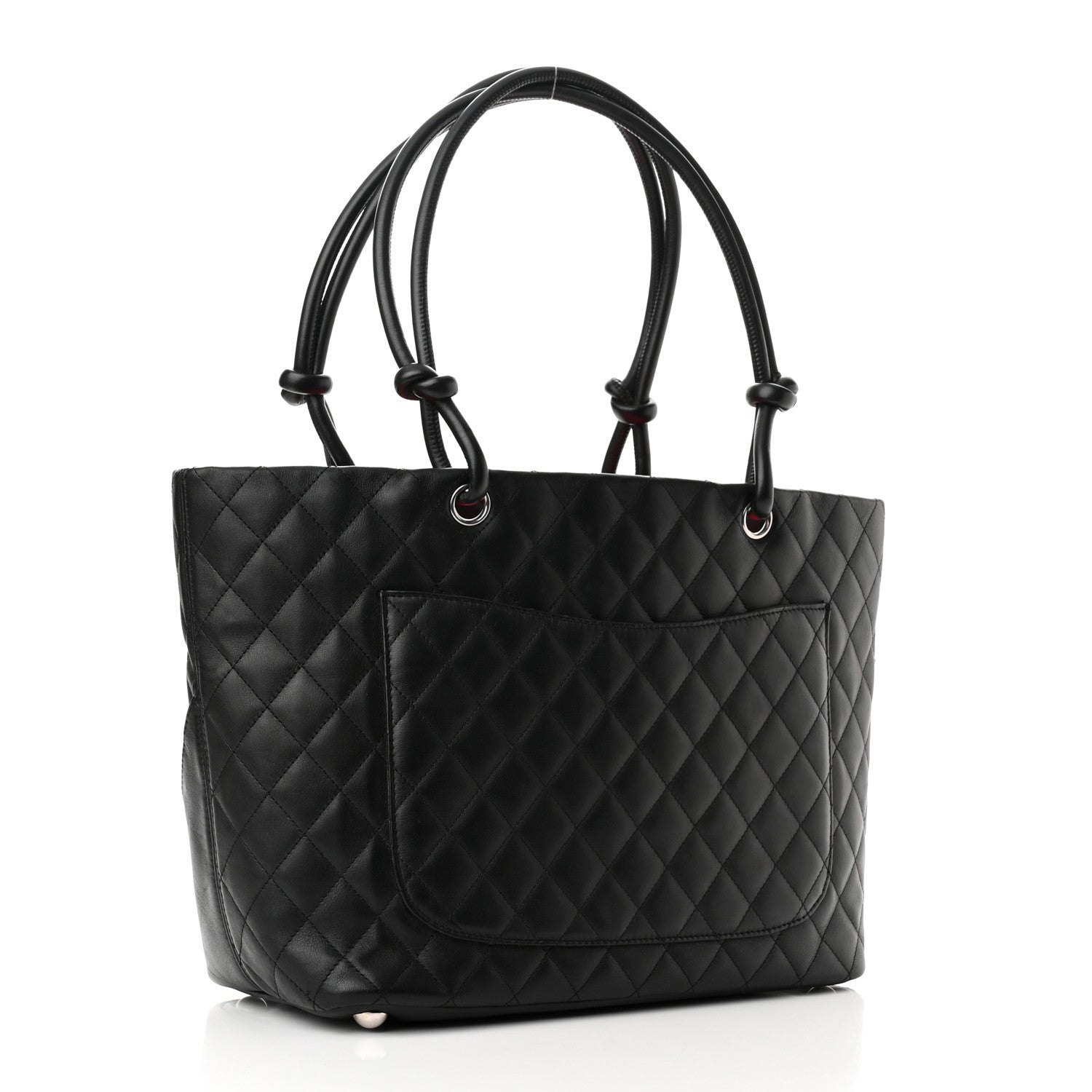 Chanel Calfskin Quilted Large Cambon Tote Black 3 of 16