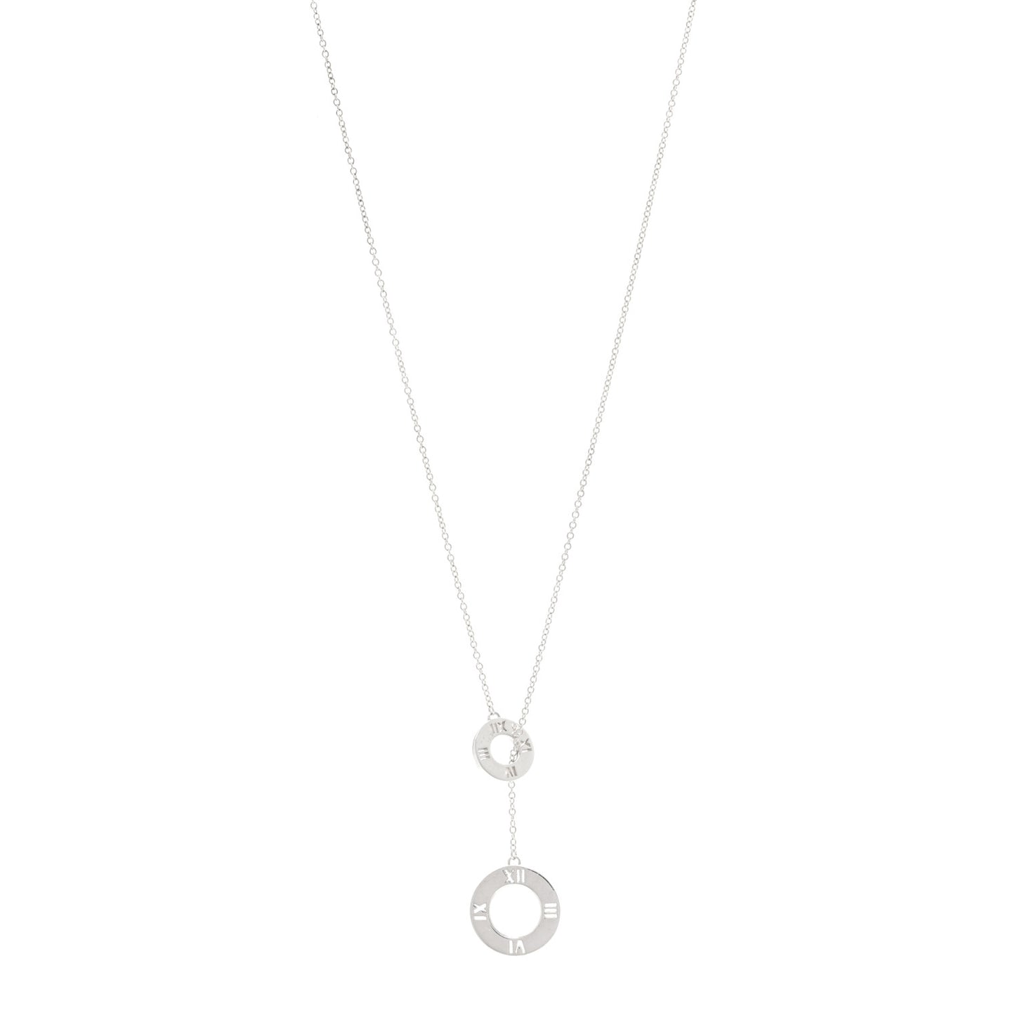 Sterling Silver Atlas Lariat Pendant Necklace
