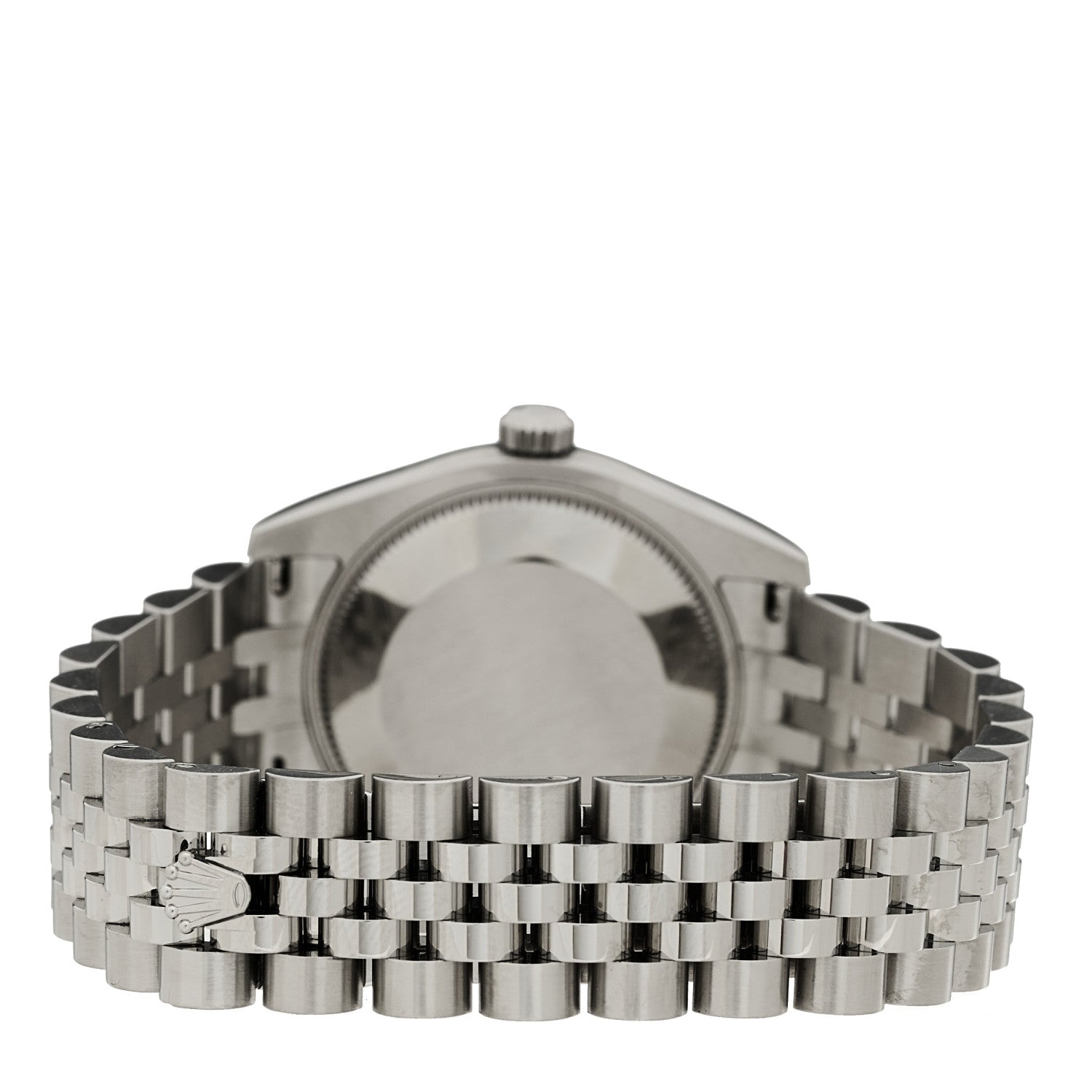Rolex Stainless Steel 18K White Gold 31mm Oyster Perpetual Datejust Watch Silver Roman 178274 3 of 5