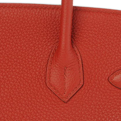 Hermes Togo Birkin 30 Vermillion 15 of 31
