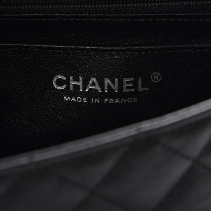 Chanel Crumpled Calfskin Quilted Mini Rectangular Flap So Black 6 of 7