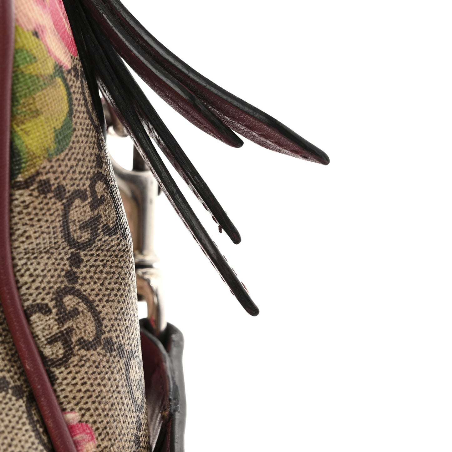 GG Supreme Monogram Blooms Small Boston Beige Multicolor Dry Rose