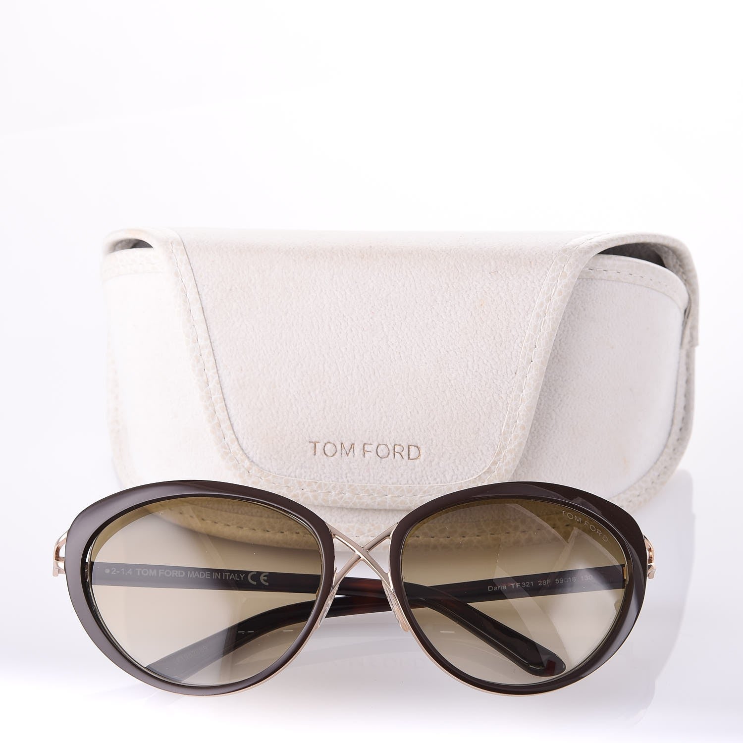 Tom Ford Daria Sunglasses TF321 Brown 7 of 7
