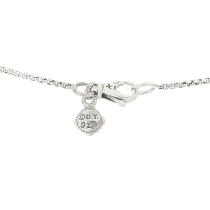 David Yurman Sterling Silver Diamond 8mm Petite Infinity Pendant Necklace 4 of 6