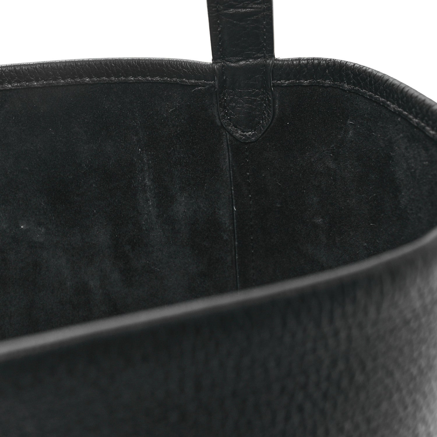 The Row Grained Calfskin Medium N/S Park Tote Black 9 of 11