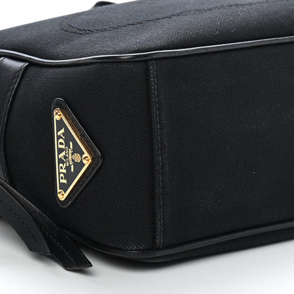 Prada Jacquard Logo Camera Bag Black 18 of 24