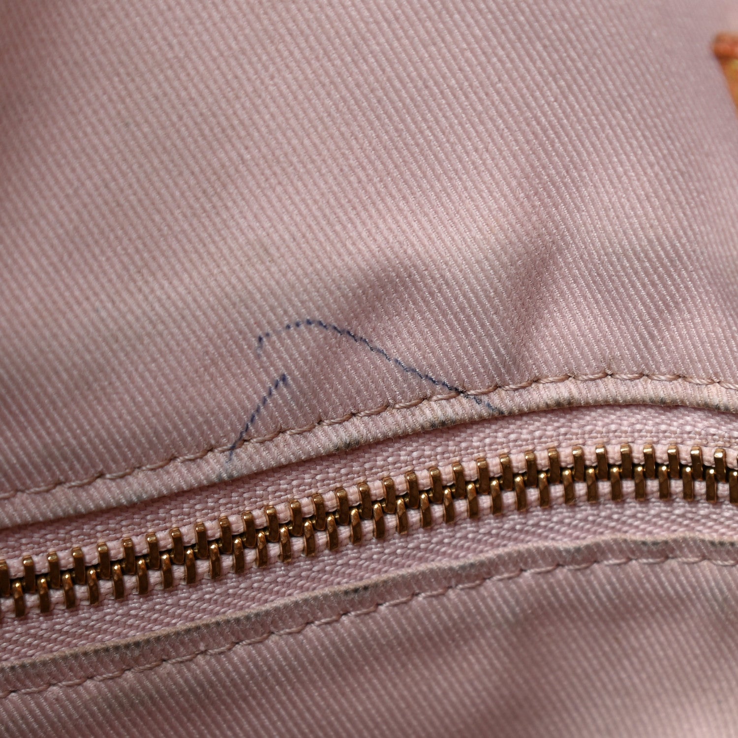 Louis Vuitton Damier Azur Graceful MM Rose Ballerine 10 of 12