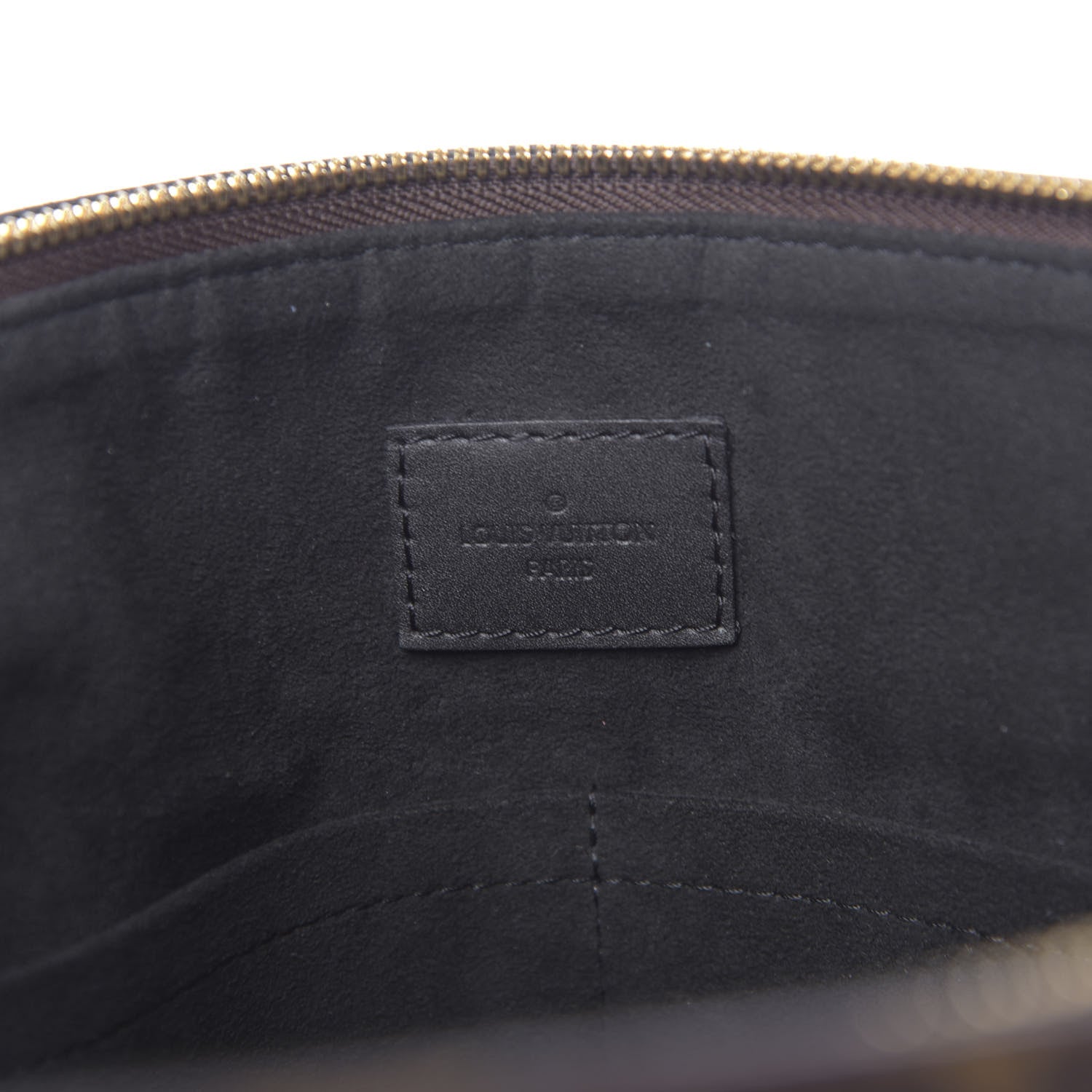 Louis Vuitton Monogram Flower Zipped Tote MM Black 7 of 12