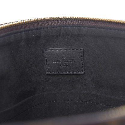 Louis Vuitton Monogram Flower Zipped Tote MM Black 7 of 12