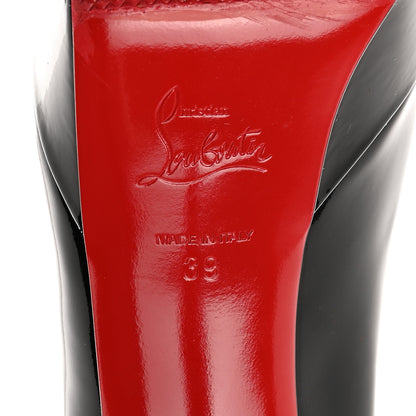 Christian Louboutin Patent Bianca 140 Pumps 39 Black 6 of 7