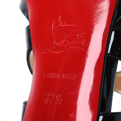 Christian Louboutin Patent Fernando 120 Sandals 37.5 Black 8 of 11