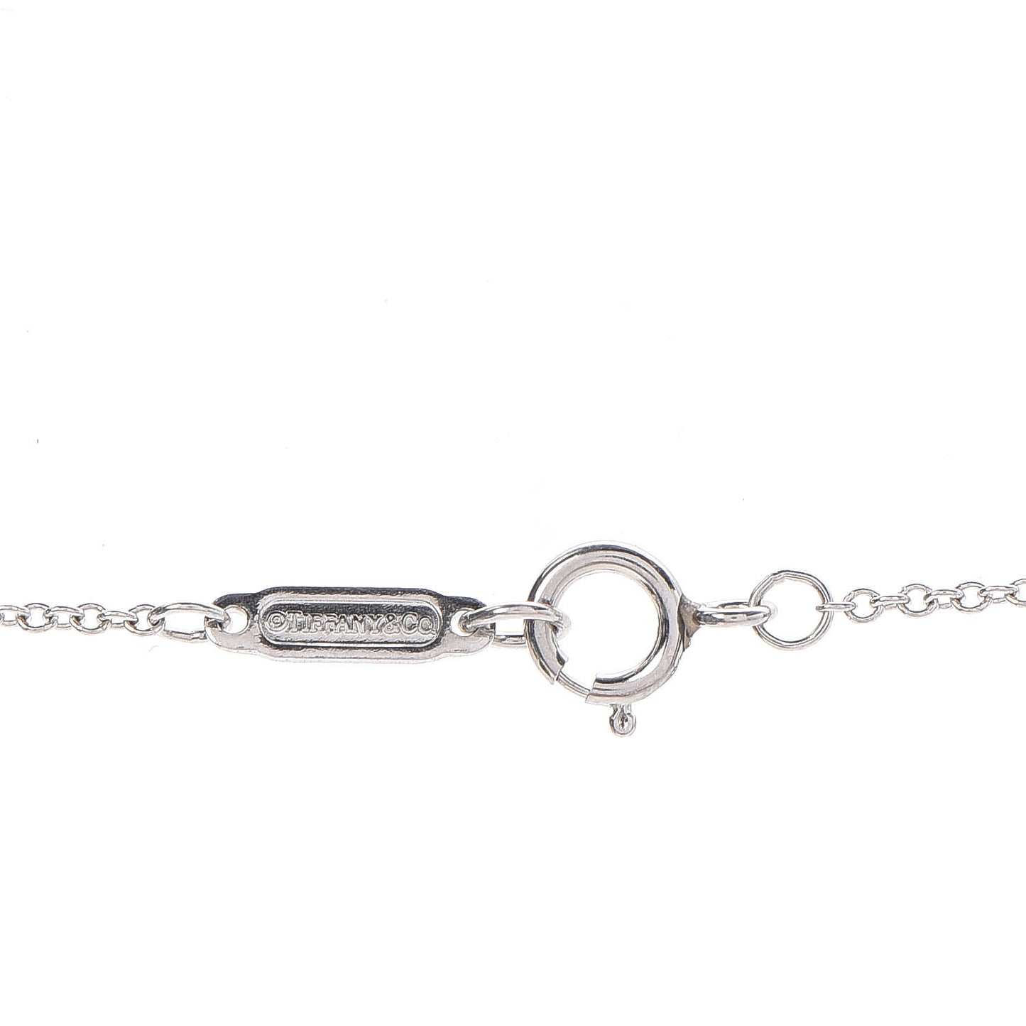 Platinum Diamond .41ct Fleur De Lis Key Pendant Necklace