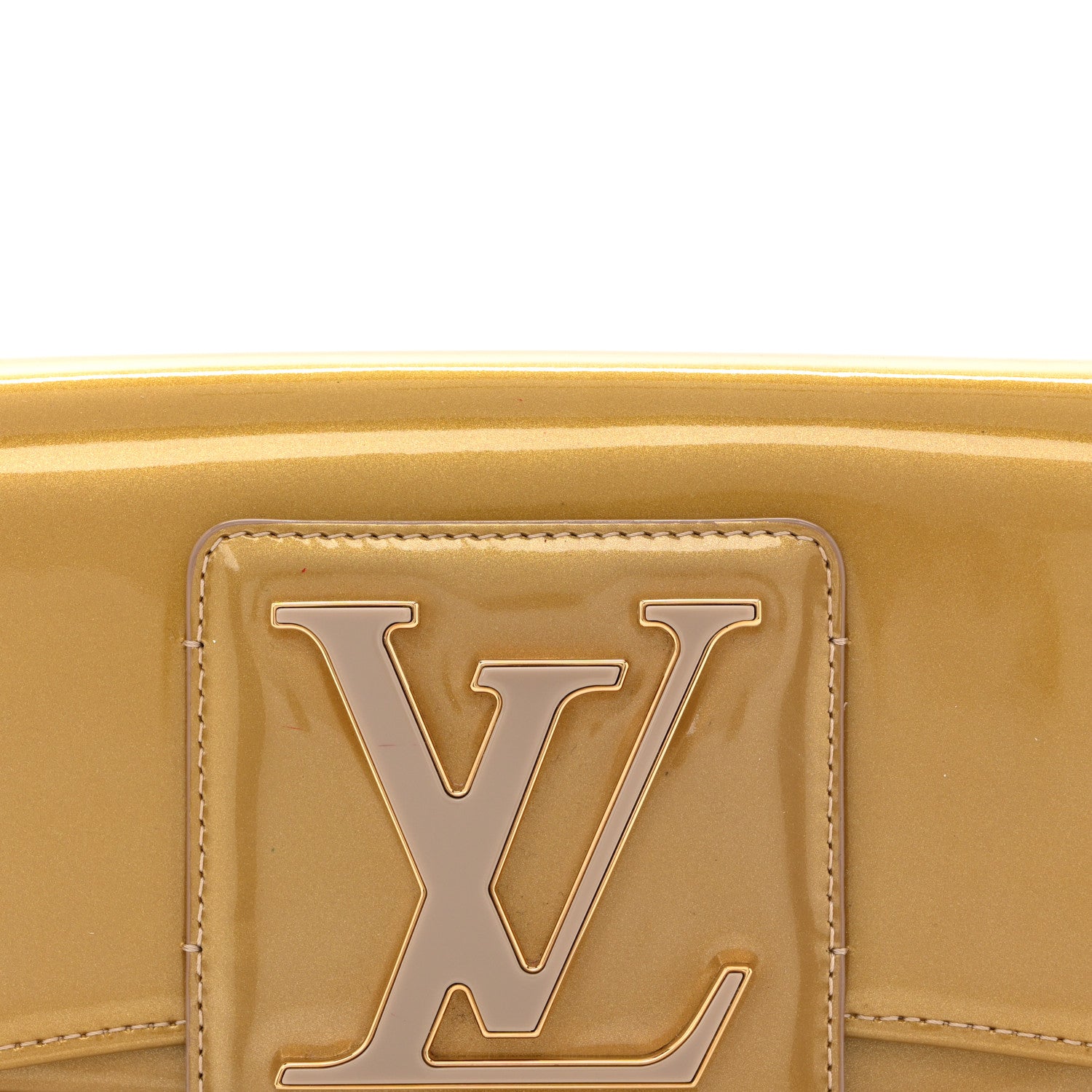 Louis Vuitton Patent Sobe Clutch Beige Poudre 8 of 12
