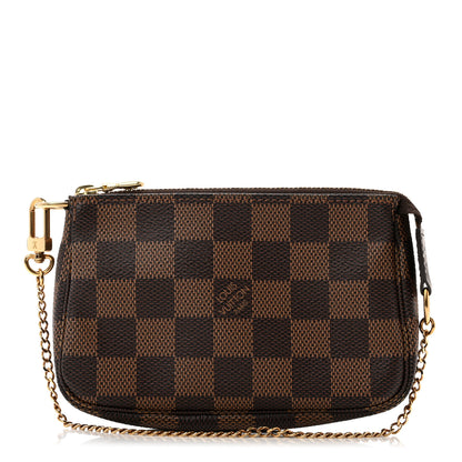 Louis Vuitton Damier Ebene Mini Pochette Accessories 1 of 8