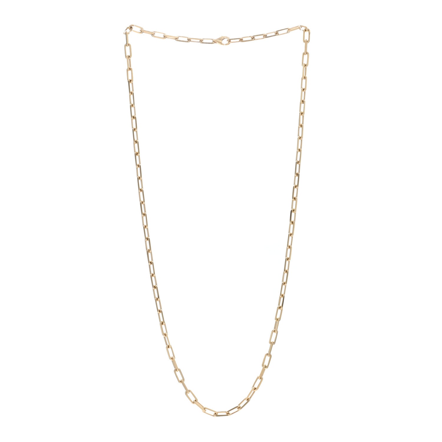 Cartier 18K Pink Gold SM Santos De Cartier Link Necklace 22" 3 of 5