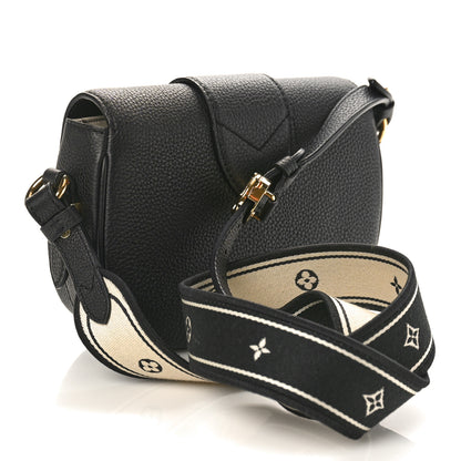 Louis Vuitton Grained Calfskin LV Pont 9 Soft PM Black 3 of 10
