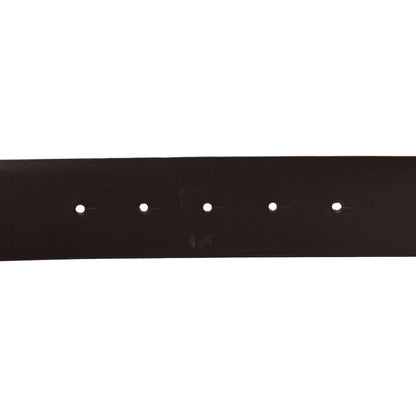 Valentino Garavani Glossy Calfskin VLogo Reversible 40mm Belt 95 38 Dark Beige Burgundy 4 of 5