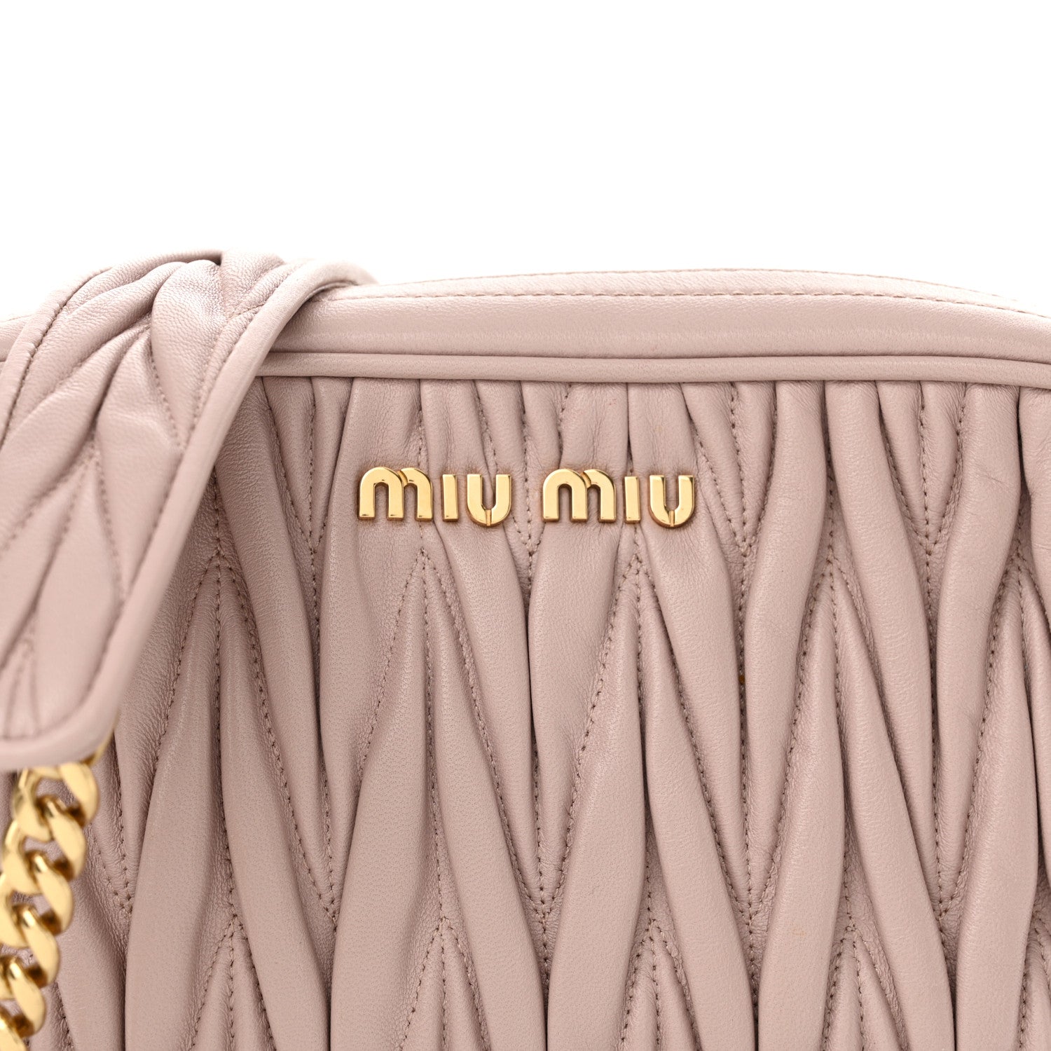Miu Miu Nappa Matelasse Camera Bag Cammeo 8 of 12