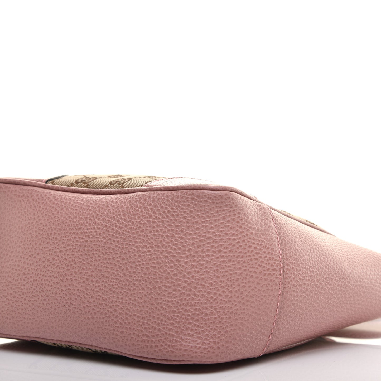 Monogram Small Bree Tote Beige Soft Pink