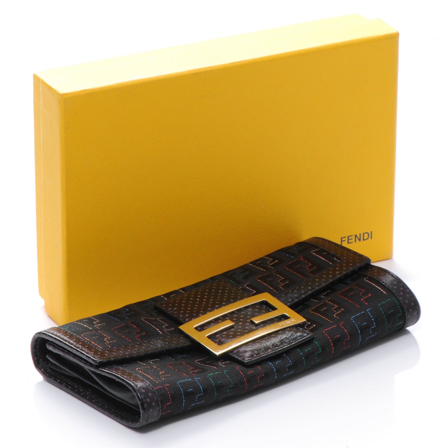 Fendi Zucchino Continental Wallet Multicolor 4 of 10
