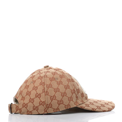 Gucci X MLB Monogram NY Yankees Baseball Hat 57-61 Beige Ruggine 5 of 9