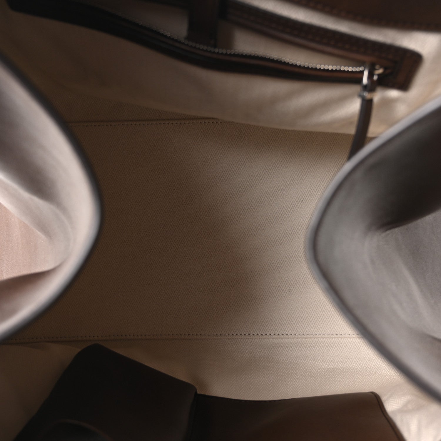 The Row Polished Saddle Calfskin Soft Margaux 17 Dark Brown 4 of 8