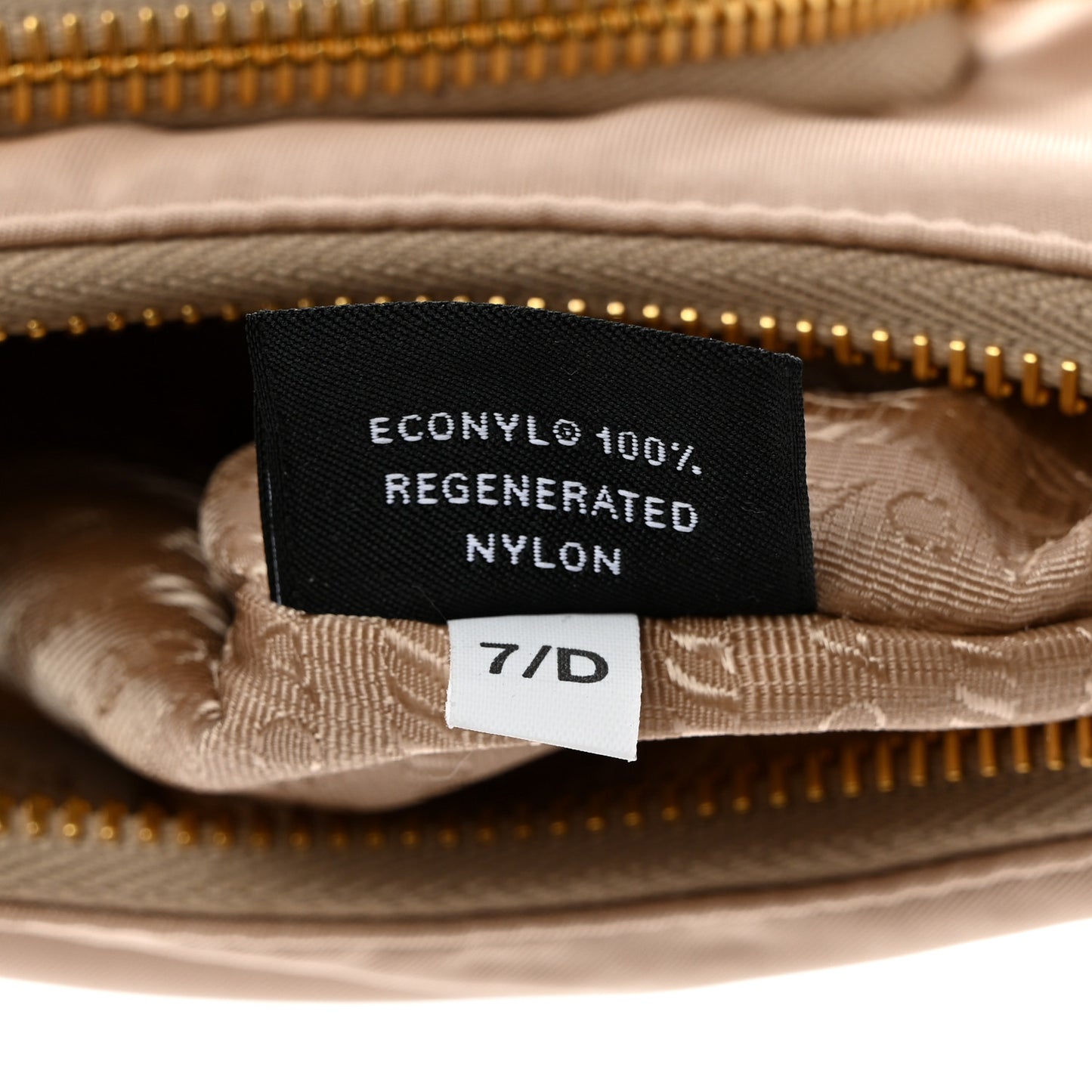 Re-Nylon Ostrich Mini Shoulder Bag Cammeo