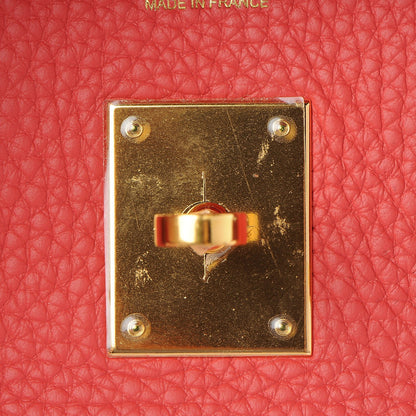 Hermes Taurillon Clemence Birkin 30 Bougainvillea 19 of 31