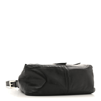 Fendi Vitello Savana Big Forever Mama Baguette Black 4 of 13