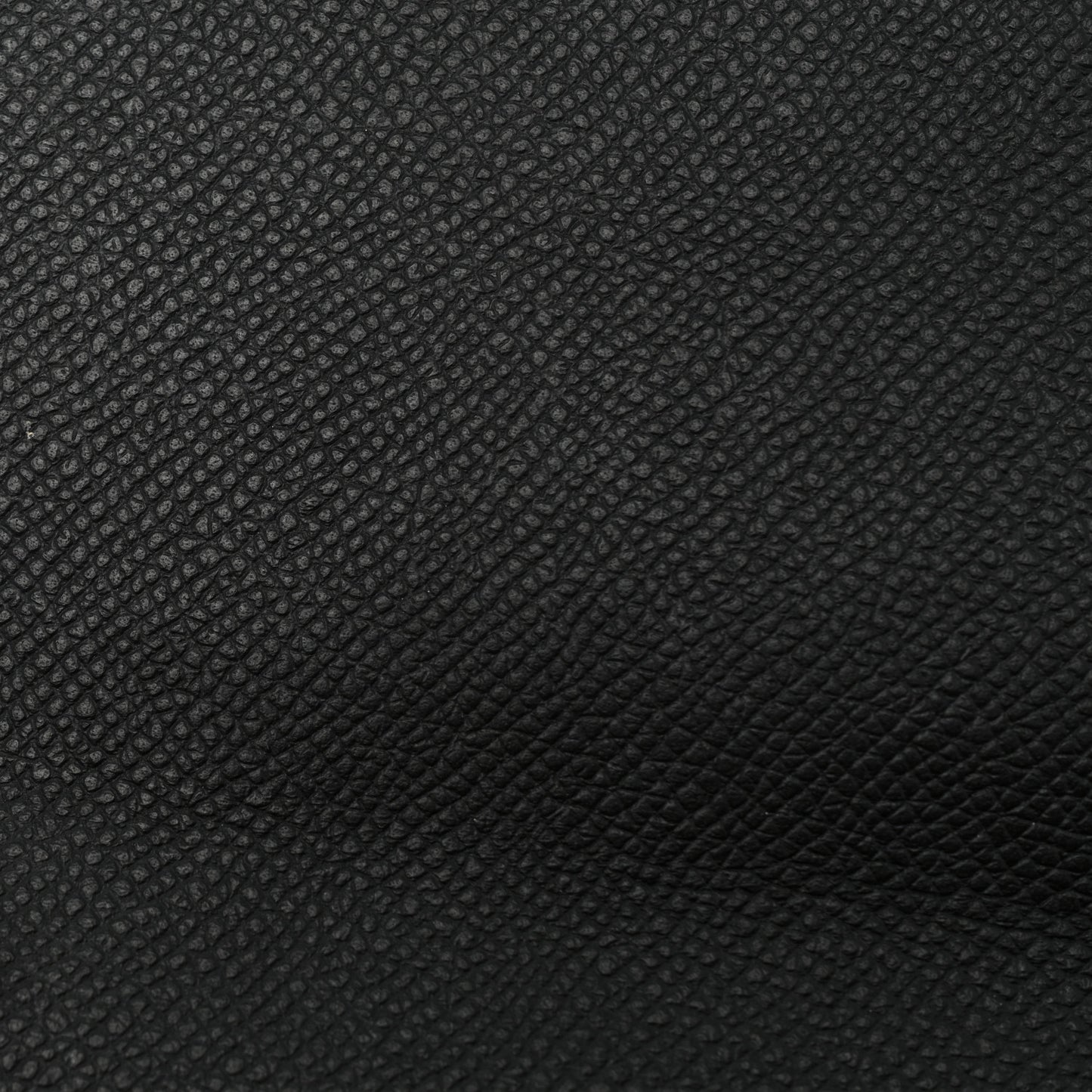 Grained Calfskin BB Thin Money Wallet Black
