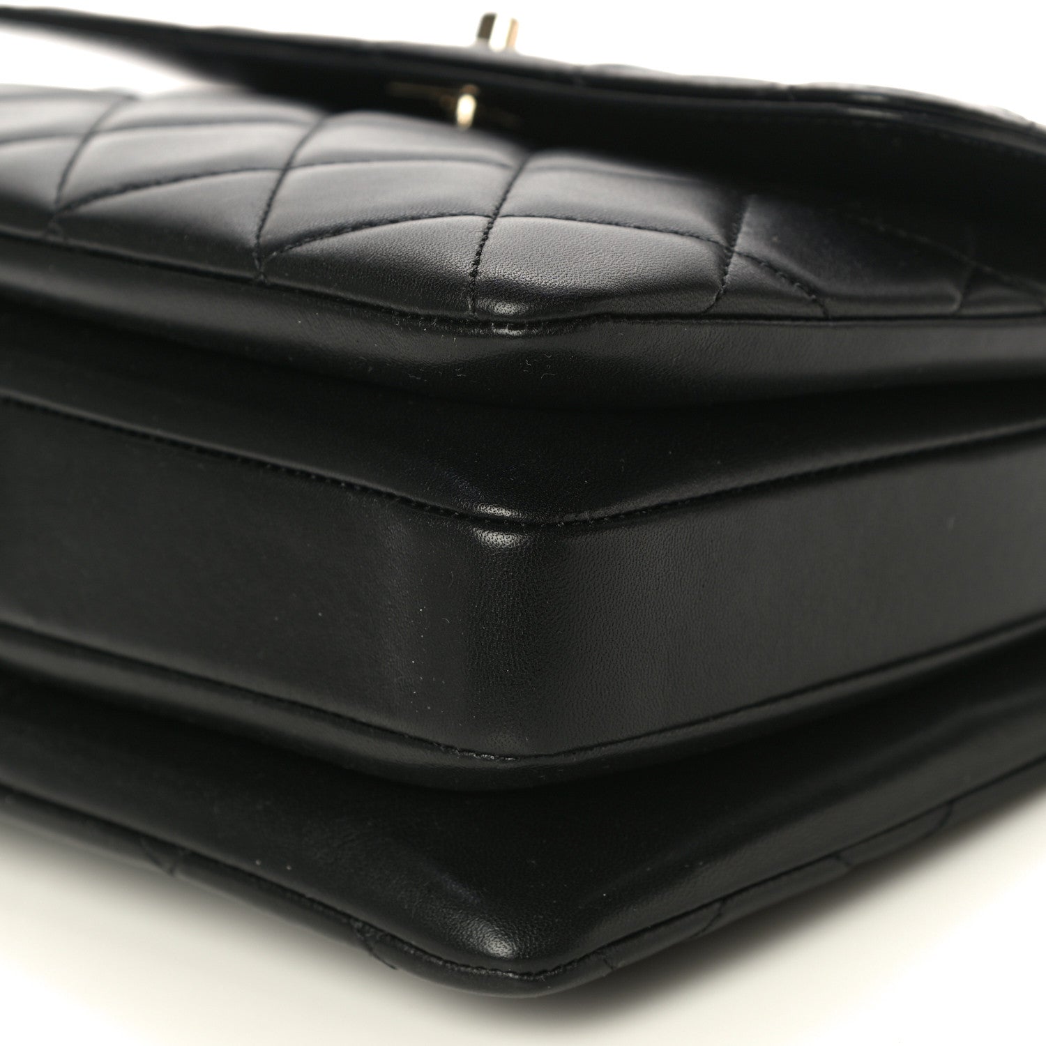 Chanel Lambskin Quilted Small Trendy CC Dual Handle Flap Bag Black 10 of 11
