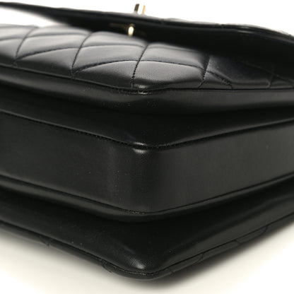 Chanel Lambskin Quilted Small Trendy CC Dual Handle Flap Bag Black 10 of 11