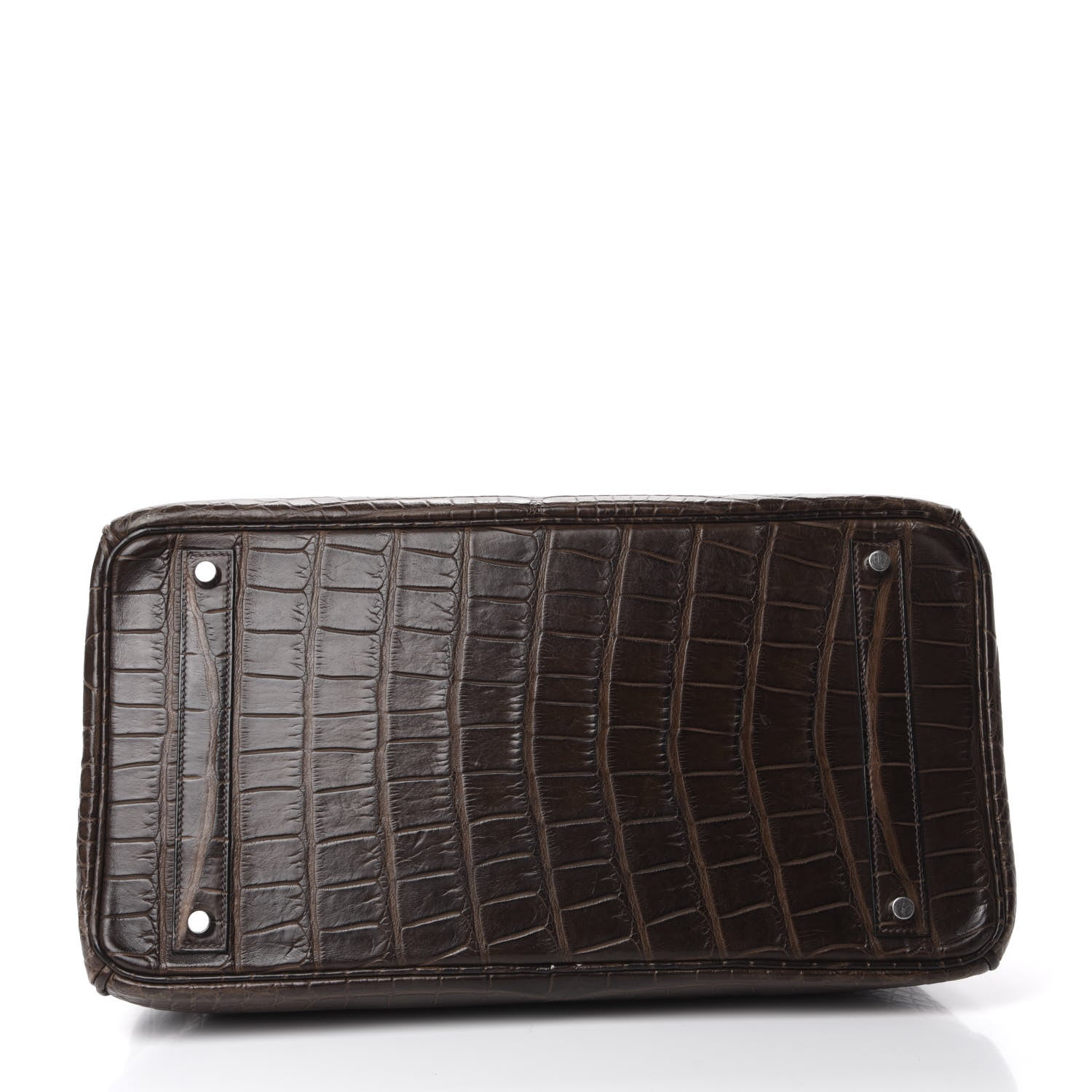 Hermes Matte Alligator Birkin 40 Chocolate 6 of 35