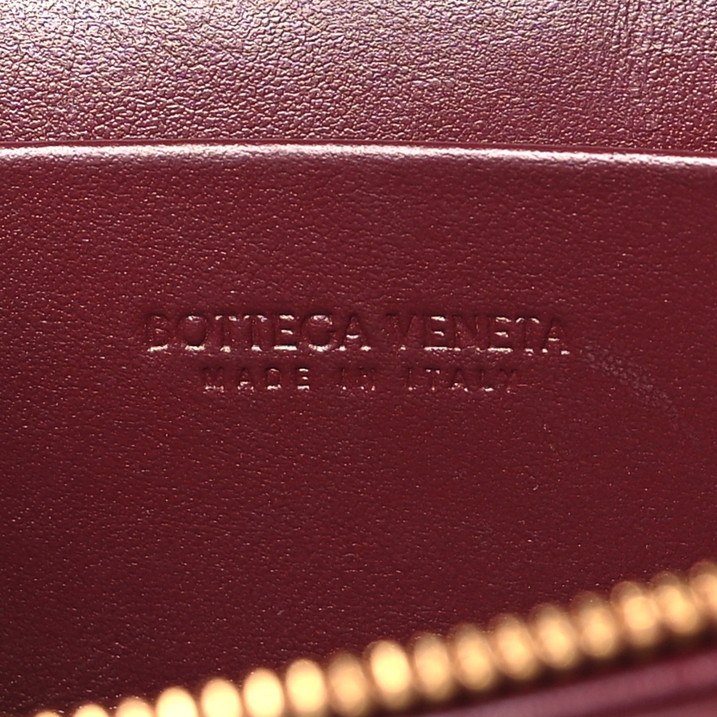 Calfskin Intrecciato Bang Bang Vanity Case Barolo