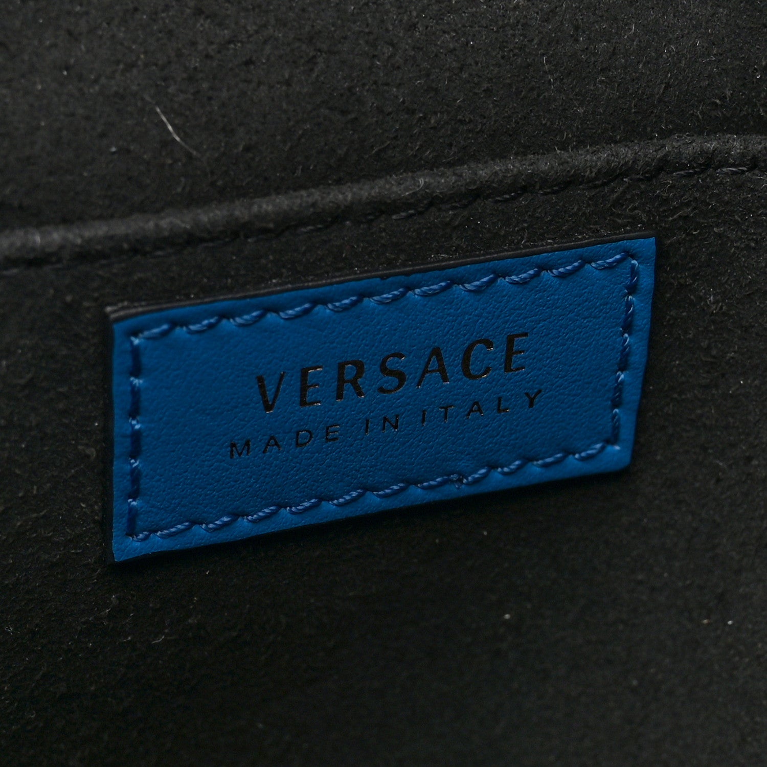 Versace Vitello Tribute X Backpack Blue 6 of 13