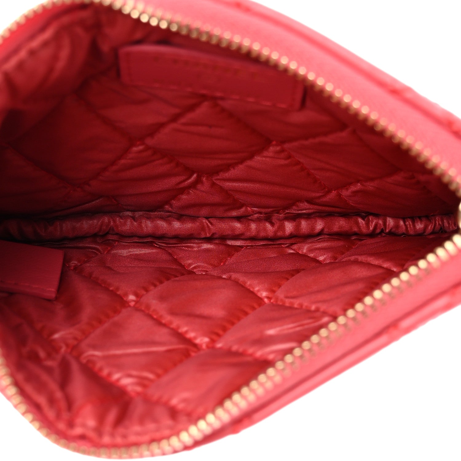 Chanel Lambskin Stitched Tassel Small Cosmetic Case Pink 5 of 9