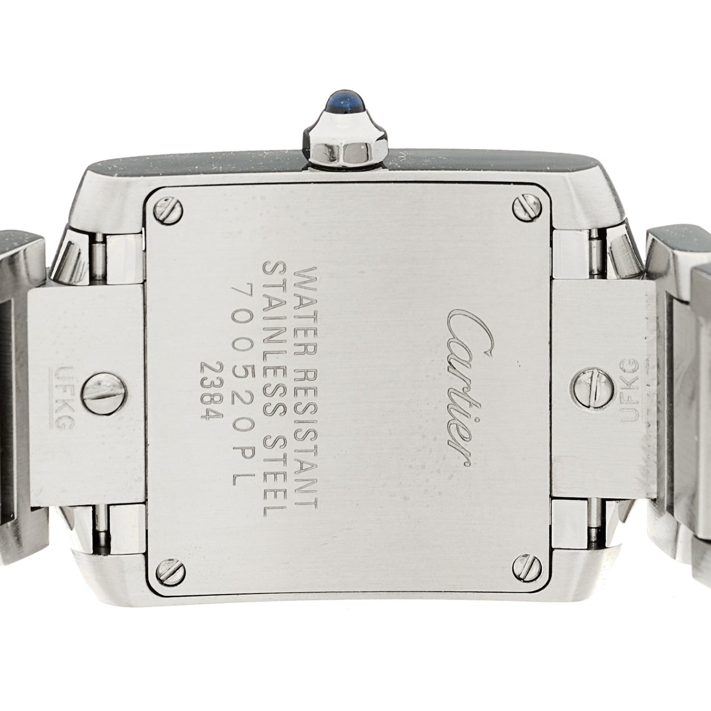 Stainless Steel 20mm Tank Francaise Quartz Watch
