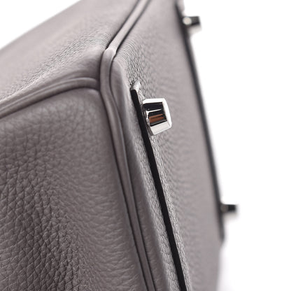 Hermes Togo Birkin 25 Etain 26 of 30